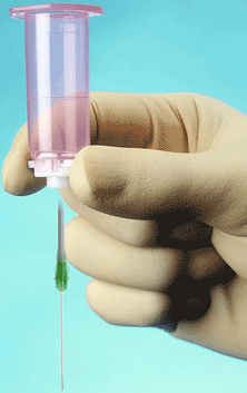 Сброс иглы Терумо из держателя одним нажатием. - venosafe_drop.gif