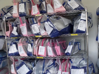 Это приготовленный расходный материал для запланированных на день операций